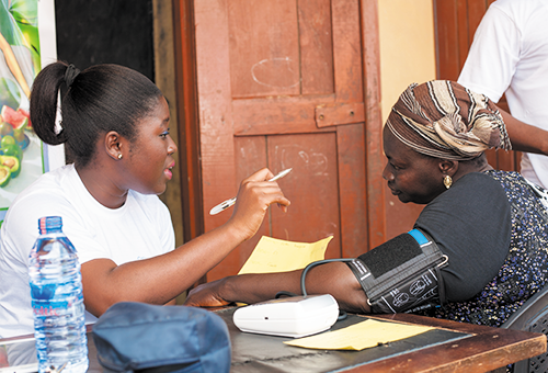 Health Screening to the aged